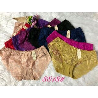 Quần thun lạnh phối ren 8818