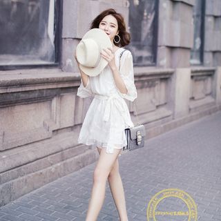 JUM SHORT CỔ V CAO CẤP