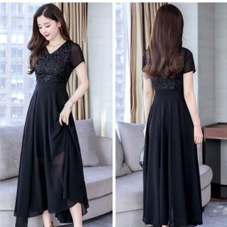 HONG KONG -ĐẦM XOE VOAN REN