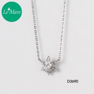 Dây chuyền mặt Bông tuyết đính đá D3690