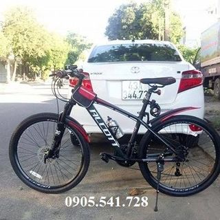 xe đạp địa hình Alcott 680XC khung nhôm màu đỏ