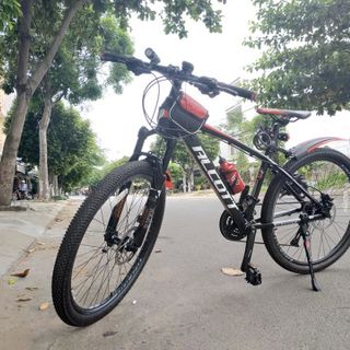 xe đạp địa hình Alcott 680XC khung nhôm màu đỏ