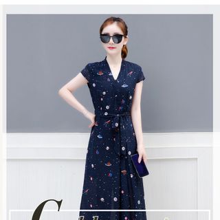 JUM CỔ V HỌA TIẾT NHẬP