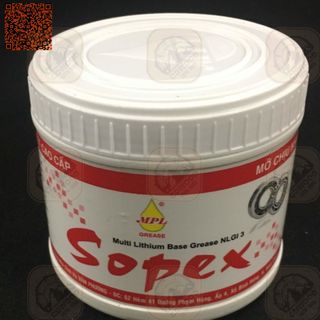 Mỡ bò chịu nhiệt kháng nước cao cấp đóng hộp Sopex trắng 400 gram-