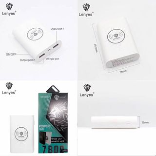 Sạc Dự Phòng Lenyes W8 Cao Cấp Lenyes W8-7800 MAh - W8