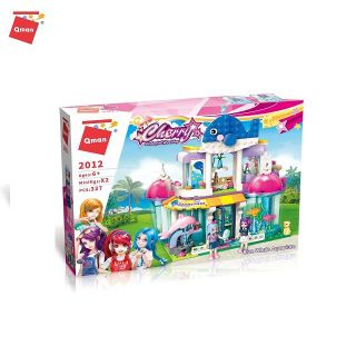 Bộ đồ chơi xếp hình lego QMAN - 2012 Hồ cá voi xanh