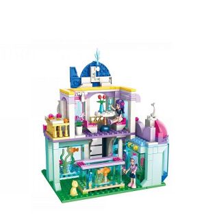 Bộ đồ chơi xếp hình lego QMAN - 2012 Hồ cá voi xanh