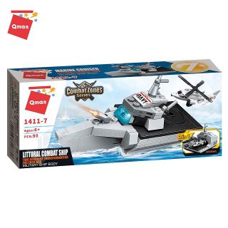 Giới thiệu về Bộ xếp hình QMAN 1411 – TÀU TUẦN DƯƠNG BIỂN