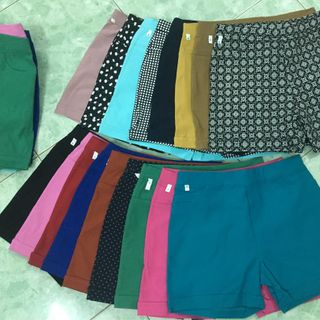 QUẦN SHOR NỮ Kaki Thun Co Giản