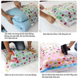 Bộ 8 túi hút chân không kèm bơm giá rẻ