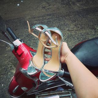SANDAL DÂY MẢNH BẠC 11P
