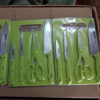 Bộ dao kèm thớt đa năng cho nhà bếp