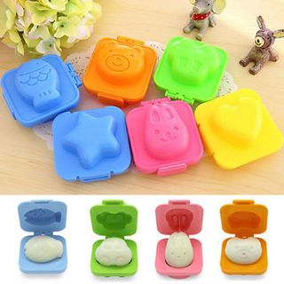 Bộ 6 khuôn ép cơm ép bánh Bento nghộ nghĩnh