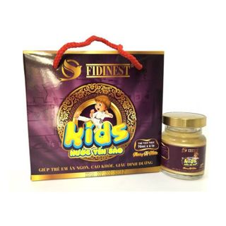 Nước yến sào FidiNest Kids Xách hương tự nhiên - Thùng 10 xách