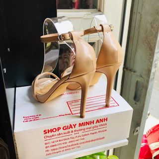 SANDAL DÂY MẢNH NUDE MỜ 11P