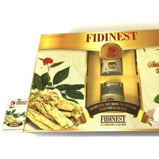 Nước yến sào FidiNest nhân sâm - Thùng 6 hộp quà
