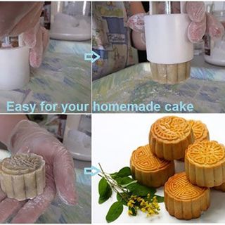 Bộ khuôn làm bánh trung thu 50g