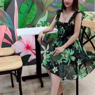 Đầm voan hoa cao cấp