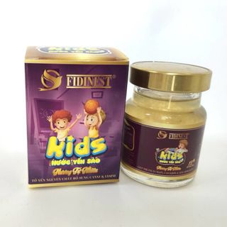 Nước yến sào FidiNest Kids hương tự nhiên - Thùng 72 lọ