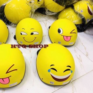 Mũ bảo hiểm econ mặt cười