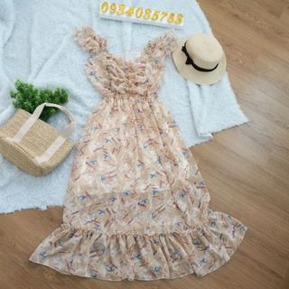 Đầm voan hoa cao cấp