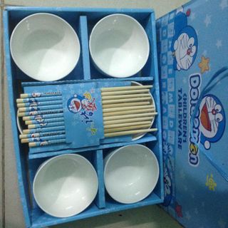 BỘ BÁT ĐŨA NHẬT HỌA TIẾT DOREMON ĐỘC ĐÁO