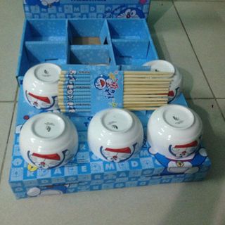 BỘ BÁT ĐŨA NHẬT HỌA TIẾT DOREMON ĐỘC ĐÁO