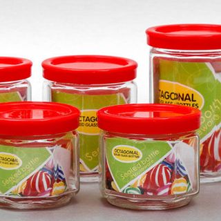 Bộ 5 lọ thủy tinh đựng gia vị tiện dụng
