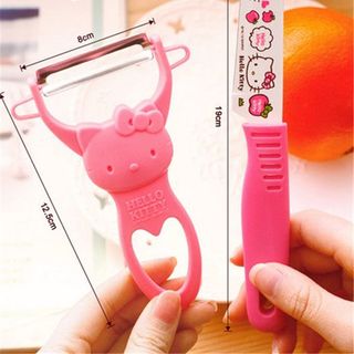 Bộ dao gọt hello kity 3 món