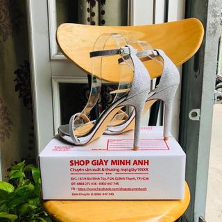 SANDAL DÂY MẢNH KIM TUYẾN BẠC 11P