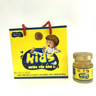 Nước yến sào FidiNest Kids xách hương dâu - Thùng 10 xách