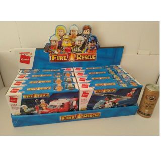 Bồ đồ chơi xếp hình lego QMAN 2801- 2804 - Cứu hỏa