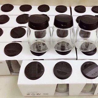 Bộ 4 lọ gia vị thủy tinh Ikea