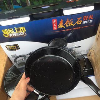 Bộ 3 nồi phủ vân đá chống dính nắp