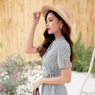 ĐẦM CHẤM BI BUỘC VẠT CHÉO