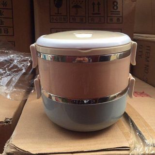 Cặp lồng 2 tầng lúa mạch ruột inox