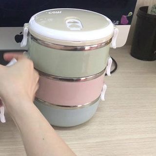 Cặp lồng 2 tầng lúa mạch ruột inox