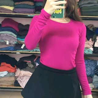 áo thun gân tay dài