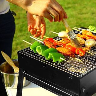 Bếp nướng than hoa vuông BBQ cao cấp