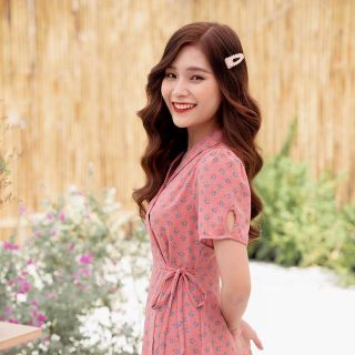ĐẦM CHẤM BI BUỘC VẠT CHÉO