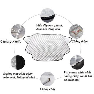 Tấm che kính lái 3 lớp tiêu chuẩn Châu Âu