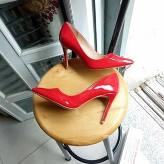 GIÀY CAO GÓT ĐỎ BÓNG 9P