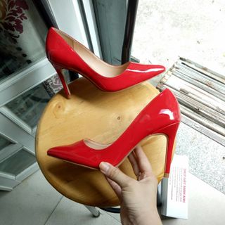 GIÀY CAO GÓT ĐỎ BÓNG 9P