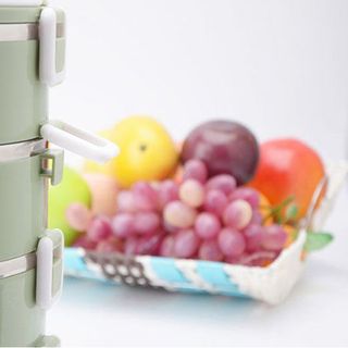 Cặp lồng giữ nhiệt lúa mạch 4 tầng ruột inox 304