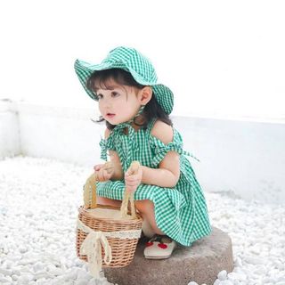 COMBO VÁY CARO HỞ VAI MŨ