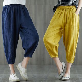 Quần nữ baggy lưng thun rộng mông ống túm độc đáo mới lạ 125 giá sỉ