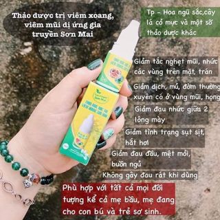 Đặc trị viêm xoang Sơn Mai