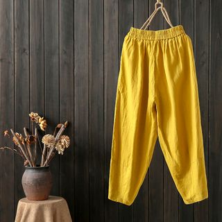 Quần nữ baggy lưng thun rộng mông ống túm độc đáo mới lạ 125