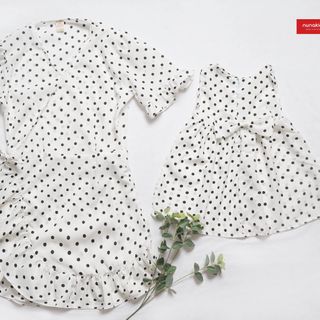 SET VÁY BÈO MẸ BÉ