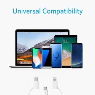 Cáp 3 in 1 Anker Powerline II 0.9M - A8436 Lightning - Type C - Micro USB
